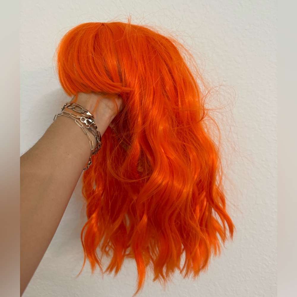 Orange wig - Halloween -